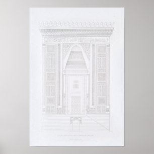 Póster Diseño arquitectónico retro vintage