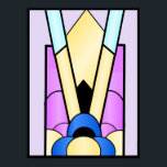 Póster Diseño Art Deco<br><div class="desc">Diseño de arte deco poster que puedes personalizar con cualquier texto que elijas. Si necesita ayuda para personalizar,  póngase en contacto con nosotros a través del enlace de esta página. Poster Art Deco.</div>