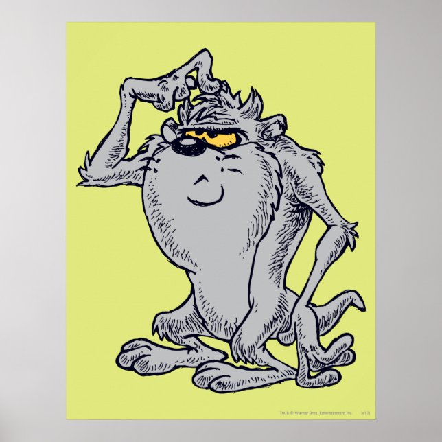 Póster Diseño artístico de pensamiento TAZ™ (Frente)