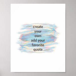 Póster diseño artístico de rayas azules de pintura agrega