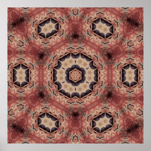 Póster Diseño artístico. Motivo Art deco con luxur