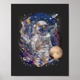 Póster Diseño astronauta