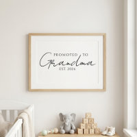 Diseño Atemporal Ascendido a Abuela EST Año