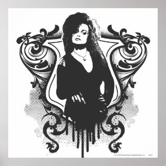 Póster Diseño Bellatrix Lestrange Dark Arts