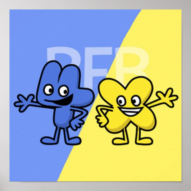 Póster Diseño BFB 4 y X (Frente)
