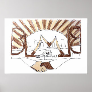 Póster Diseño BLM - Adia Smith