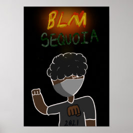 Póster Diseño BLM - Caycee Jackson