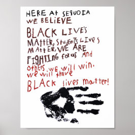 Póster Diseño BLM - Oliver Duffy