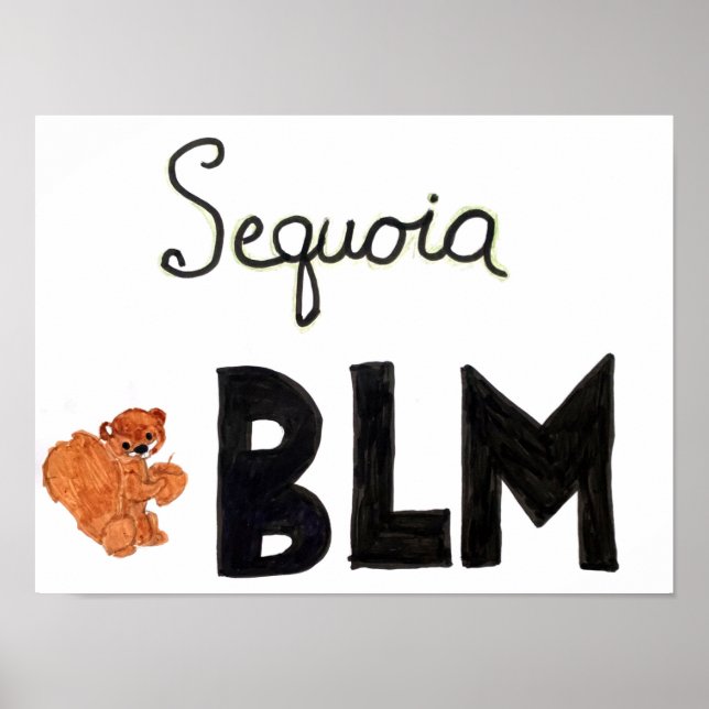 Póster Diseño BLM - Poster Mica Read (Frente)