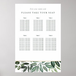 Póster Diseño botánico clásico