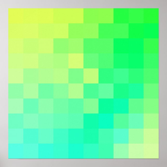 Póster Diseño Brillante Vibrante (Frente)