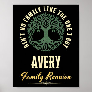 Póster Diseño coincidente de Family Reunion 2025 - Avery