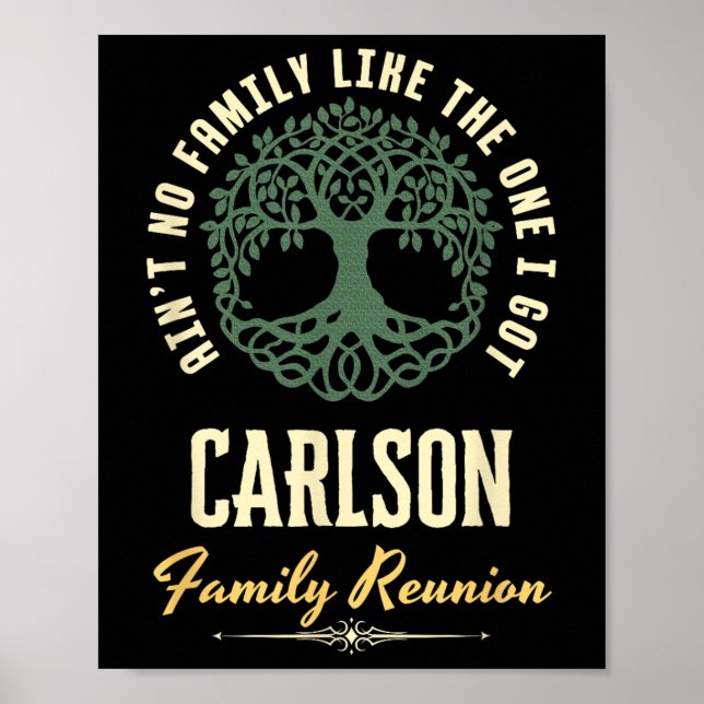 Póster Diseño coincidente de Family Reunion 2025 - Carlso (Frente)