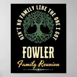 Póster Diseño coincidente de Family Reunion 2025 - Fowler