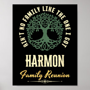 Póster Diseño coincidente de Family Reunion 2025 - Harmon