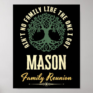 Póster Diseño coincidente de Family Reunion 2025 - Mason