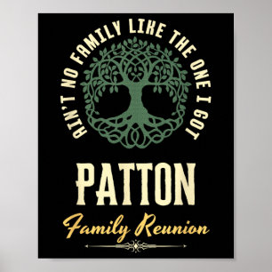 Póster Diseño coincidente de Family Reunion 2025 - Patton