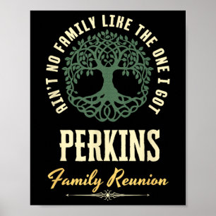 Póster Diseño coincidente de Family Reunion 2025 - Perkin