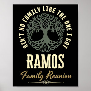 Póster Diseño coincidente de Family Reunion 2025 - Ramos