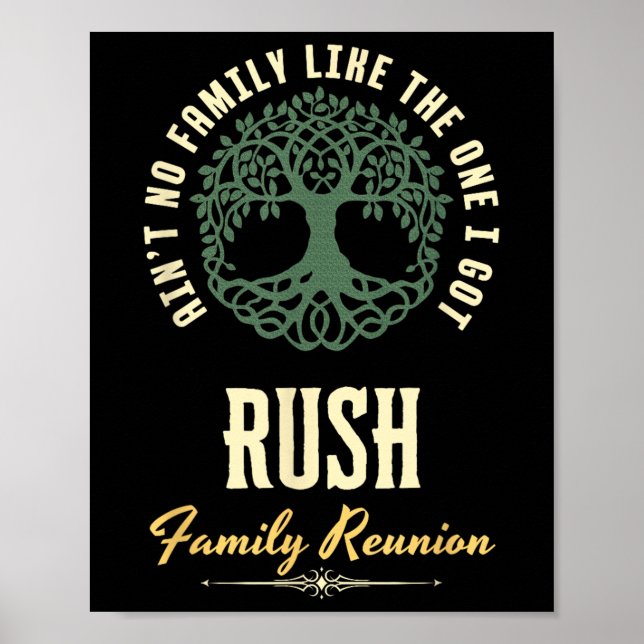 Póster Diseño coincidente de Family Reunion 2025 - Rush (Frente)