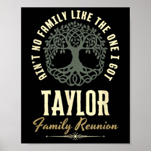 Póster Diseño coincidente de Family Reunion 2025 - Taylor