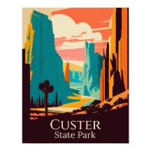 Diseño contemporáneo del Parque Estatal Custer