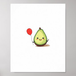 Póster Diseño de aguacate, tema de aguacate
