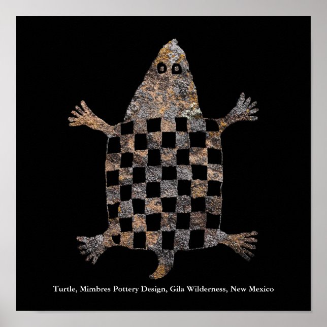 Póster Diseño de alfarería de fibras pequeñas (Frente)