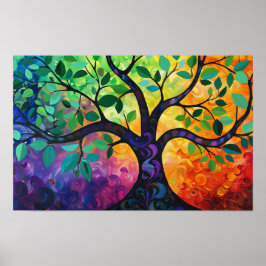 Póster Diseño de árbol de vida