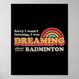 Póster Diseño de Badminton