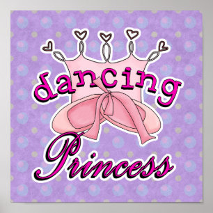 Póster Diseño de ballet Princesa Danzante