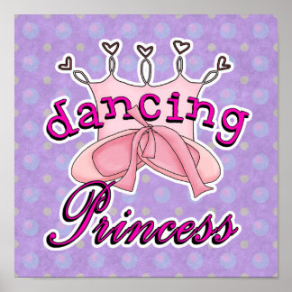 Póster Diseño de ballet Princesa Danzante