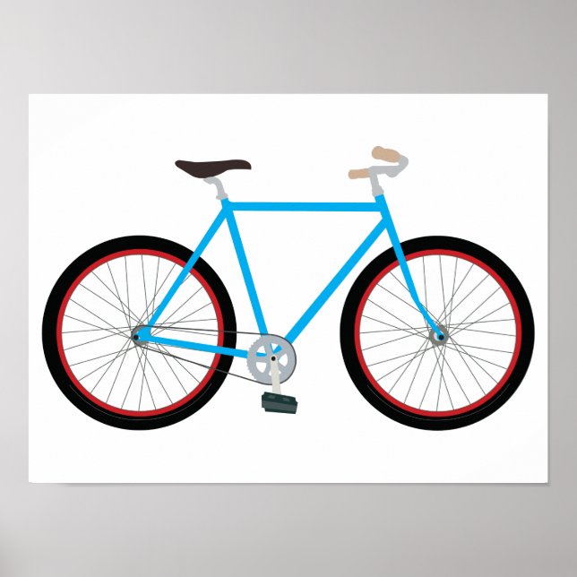 Póster Diseño de bicicletas (Frente)