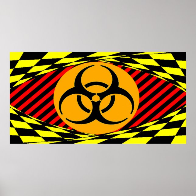 Póster Diseño de Biohazard por Kenneth Yoncich (Frente)