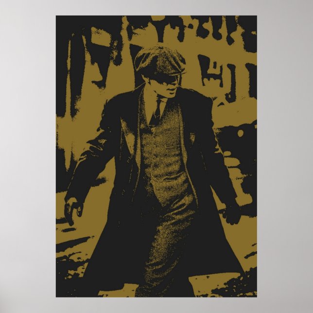 PÓSTER DISEÑO DE BLINDERS DE THOMAS SHELBY PEAKY (Frente)