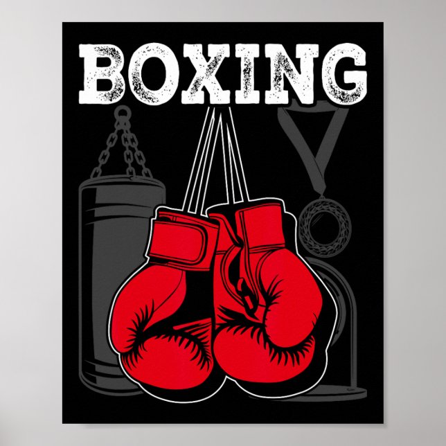 Póster Diseño De Boxeo Para Boxer - Boxing 1 (Frente)