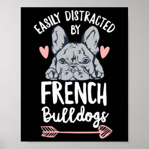 Póster Diseño De bulldog Para Un Propietario Francés