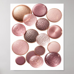 Póster Diseño de camiseta de plata Sharp MIRA ESTE