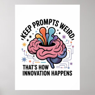 Póster Diseño de Cerebro de Innovación en Inteligencia Ar