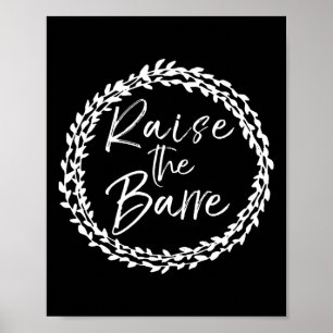 Póster Diseño de circulo de flor suave baile Pun Gift Rai