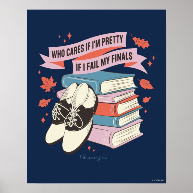 Póster Diseño de cita de finales de Gilmore Girls (Frente)