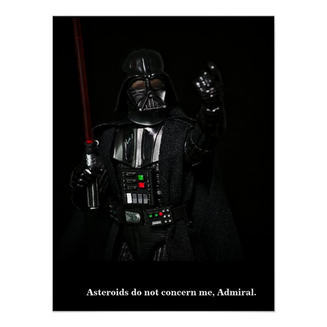 Póster Diseño de citas de ciencia ficción para juguetes (Anverso)