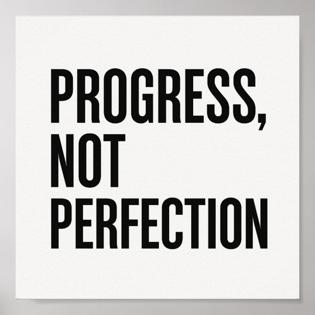 Póster Diseño de citas motivacionales para el crecimiento (Frente)