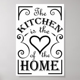 Póster diseño de cocina cotización
