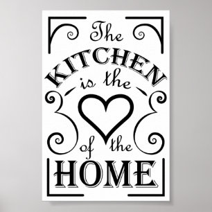 Póster diseño de cocina cotización
