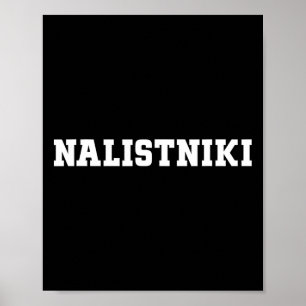 Póster Diseño de comida Nalistniki para hombres mujeres n