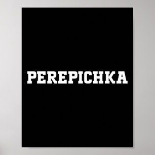 Póster Diseño de comida Perepichka para hombres mujeres n