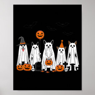 Póster Diseño de dibujos animados de calabaza linda de pe
