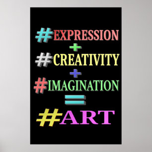 Póster Diseño de expresiones personalizadas "ART EQUATION