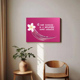 Póster Diseño de flores para uñas con estilo